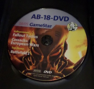 Fallout Tactics  inkl. Cossacks European Wars auf Gamestar DVD PC nahezu wie neu