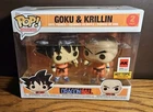 Funko Dragon Ball Goku And Krillin 2 Pack Hot Topic Exclusive With Protector