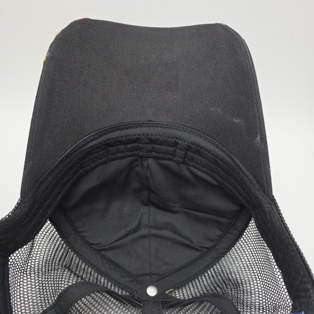 Ripple Japanese Pattern Mesh Snapback Trucker Cap… - image 5