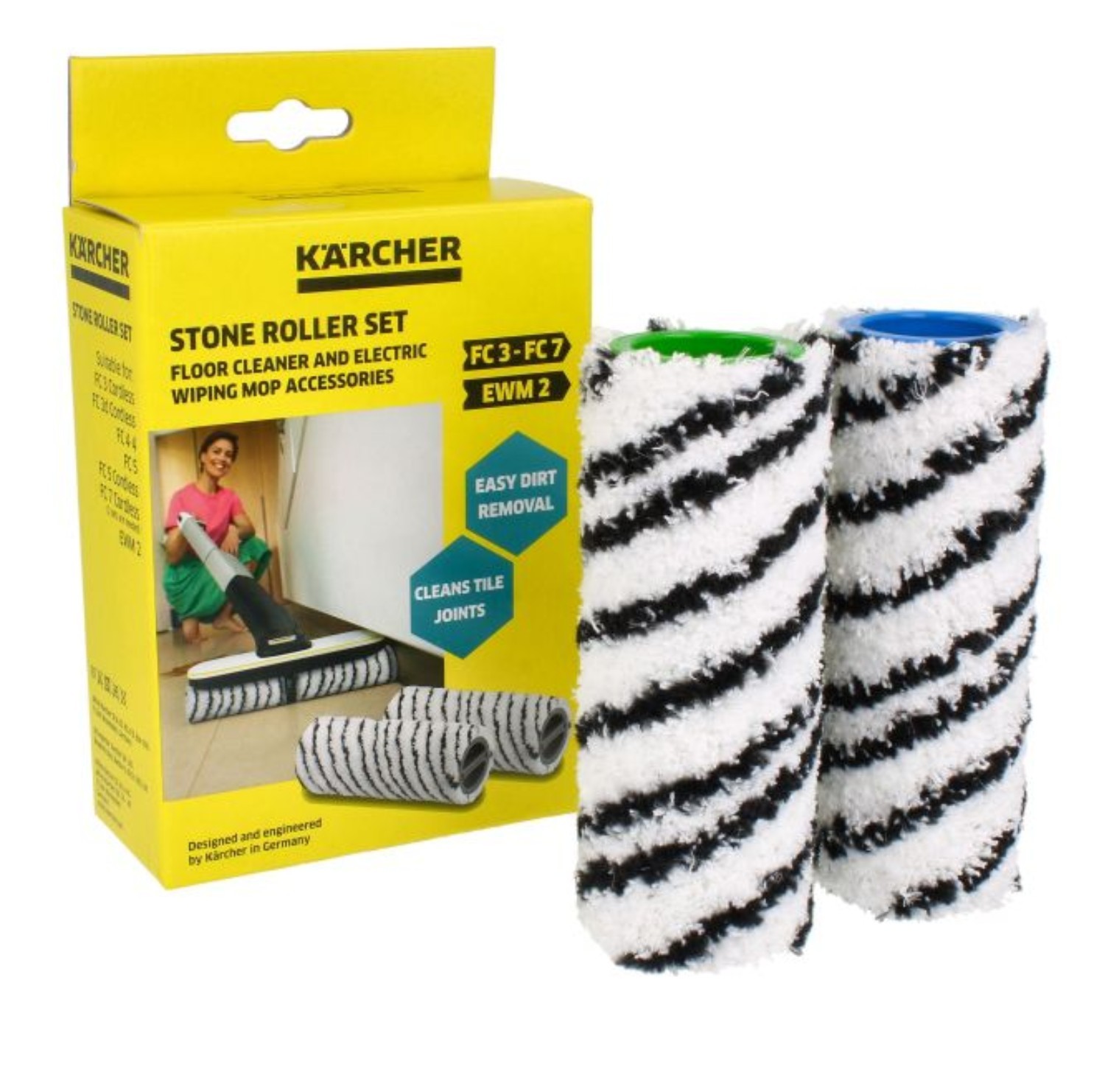 Kärcher Home & Garden Steinwalzenset 2.055-021.0 Rullo Spazzola - Immagine 2