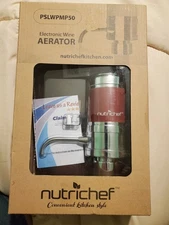 NutriChef PSLWPMP50 Electric Wine Aerator Pump & Dispenser 