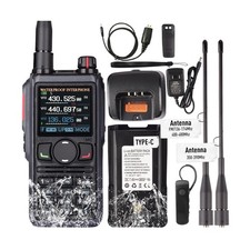 Radtel RT-580G GPS Bluetooth Dual Band Waterproof Ham Radio with Aviation B...