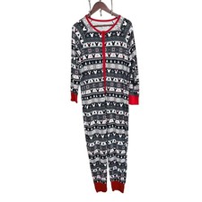 Little Sleepies Disney Mickey Minnie Mouse Fair Isle Bamboo Pajamas Adult Large