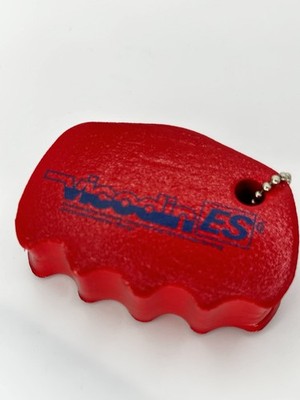 VICODIN Pharmaceutical Drug Rep Promo Key Chain Boat Key ring Float Red Vintage