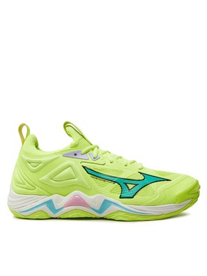 Mizuno Wave Momentum 3 V1GA231286 Men's Green Lace-Up Volleyball Shoes LIQ114