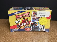 1993 BOWMAN BASEBALL FACTORY SEALED 20 PACK JUMBO BOX MLB