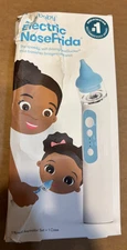 FridaBaby Electric NoseFrida Nasal Aspirator - White  New in Box Slight Ruff