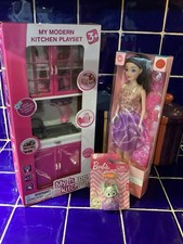 My Happy Kitchen, My Modern Kitchen Play Set, Doll  Accessories- New