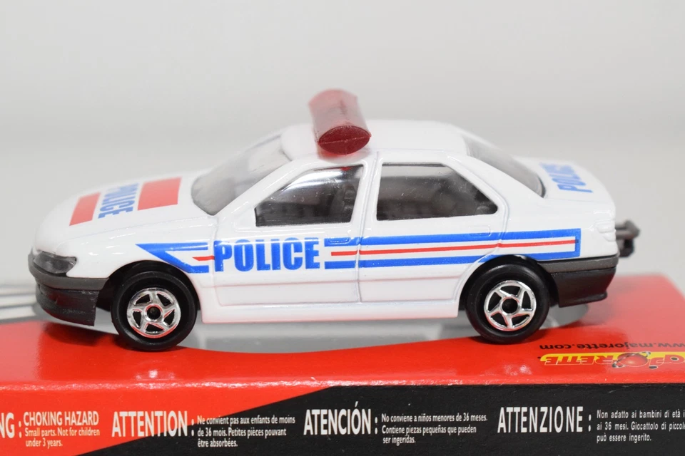 B88 1:60 3 pulgadas 3 pulgadas majorette 218 222 peugeot 406 policía sin usar... - Imagen 3 de 4
