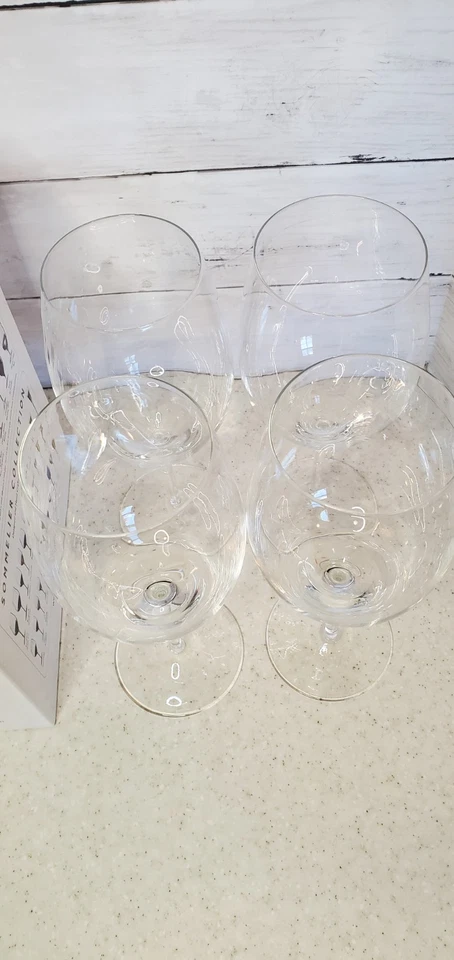 Ravenscroft Crystal R. Croft Bordeaux Cabernet Wine Glasses Set of 4 Lead... Foto 4 de 4