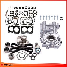 Timing Belt Water Oil Pump Head Gasket For 99-05 Subaru Impreza 2.5L 2458CC H4