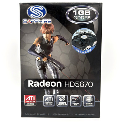 Sapphire Radeon HD 5670 Video Graphics Card New Open Box