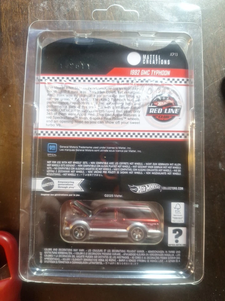 Hot Wheels RLC 1992 GMC Typhoon - Image 3 of 3