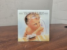 Vintage VAN HALEN Album Cover MCMLXXXIV Carnival Fair Prize Glass Mirror 6" x 6"