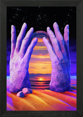 Inner Glimpse Framed Wall Art Poster Canvas Print Picture