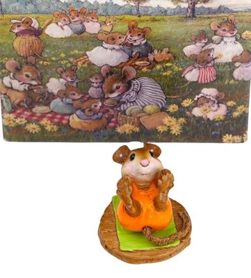 Wee Forest Folk M-260 Roly-Poly Orange 2000 RETIRED