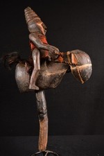A Primitive African Dogon Rider Statue Mali Afrika Africa, Afrique 2011