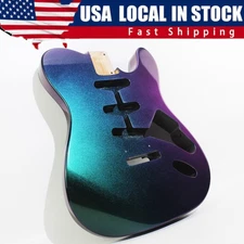 【USA STOCK 】Chameleon Tele Guitar Body Strat Style Pickguard Hole Alder Wood