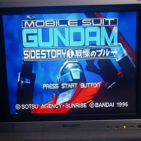 Sega Saturn Mobile Suit Gundam 3-Game Lot w/ Cases Discs Manuals Japan