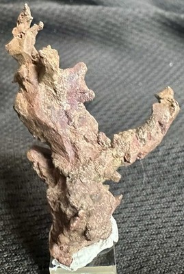 2  Sharp Branching Copper Crystal Group w Nice Brown Patina - Calumet & Hecla MI