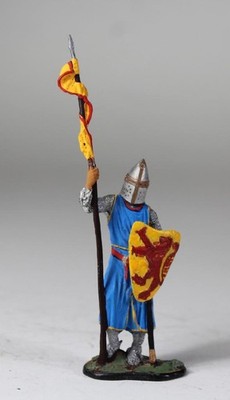 Historical Miniature Heraldic Knight #13 Painted Russian EK Castings M