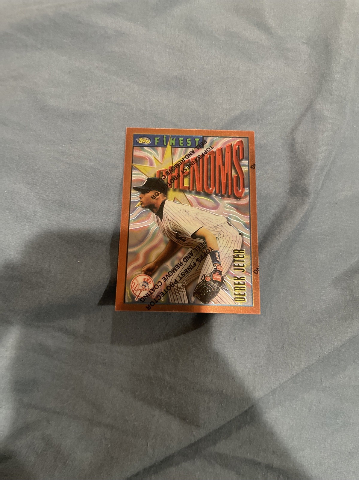 1996 Topps Finest Phenoms Rookie Derek Jeter New York Yankees