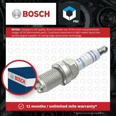 Spark Plugs Set 4x fits VW GOLF Mk3 2.9 94 to 97 ABV Bosch 101000035AH Quality