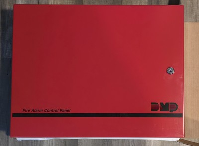 DMP XR150/XR550 Fire Alarm Control Panel RED Empty Enclosure Brand New.