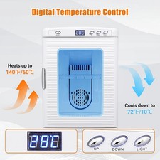 25L Lab Incubator Cooling Heating 10C to 60C AC DC Portable for Hatching Eggs
