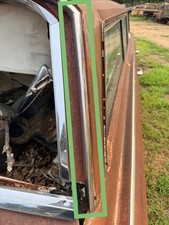 1962 Pontiac Catalina Safari Wagon Right Rear Window Trim Molding 1962 Pontiac Catalina Safari Wagon Right Rear Window Trim Molding