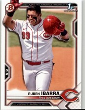 2021 Bowman Draft Ruben Ibarra #BD-189 Cincinnati Reds