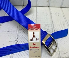 Valhoma Pet Products “We Love Our Pets Too!” Royal Blue Dog Harness 36” NWT