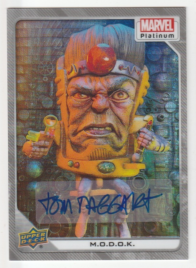 2023 MARVEL PLATINUM * WHITE RAINBOW AUTO * M.O.D.O.K. * #07/10 !!!