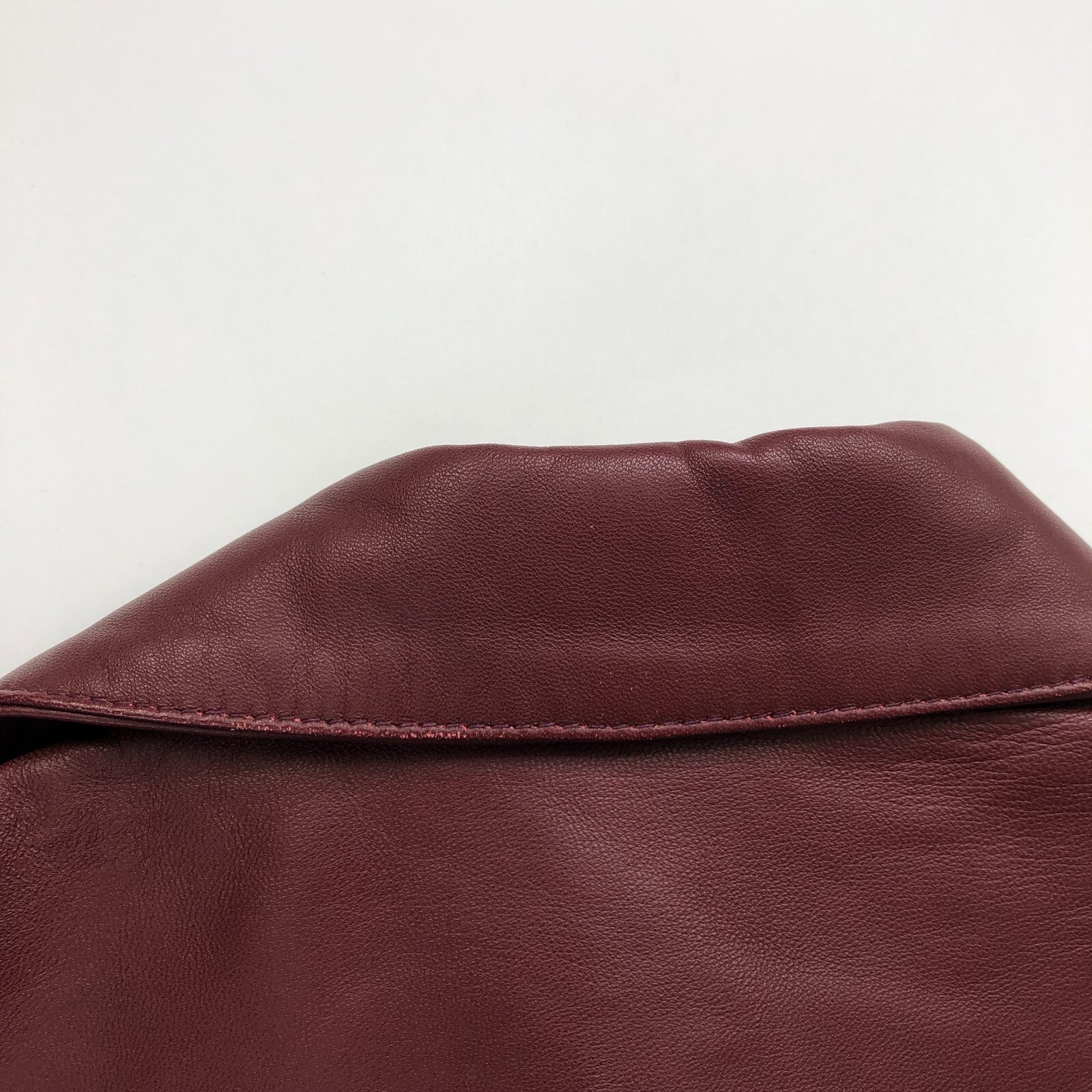 Sandro Large Mens Button Front Collared Biker Lea… - image 11