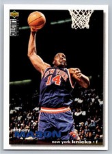 1995-96 Upper Deck Collector's Choice Anthony Mason #274 New York Knicks Card