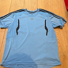 adidas Climacool Men’s Blue running T-Shirt L Breathable