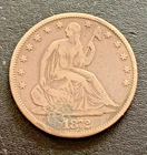 Vintage Bulk Silver Seated Liberty Half Dollar 50C Coin Lot #7