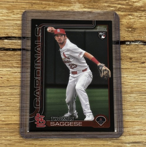2025 Topps Series-2 Black Border #463 Thomas Saggese St. Louis Cardinals /74