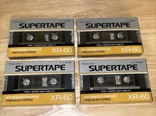 New Sealed Realistic Supertape XR-60 Audio Cassette Lot (4)