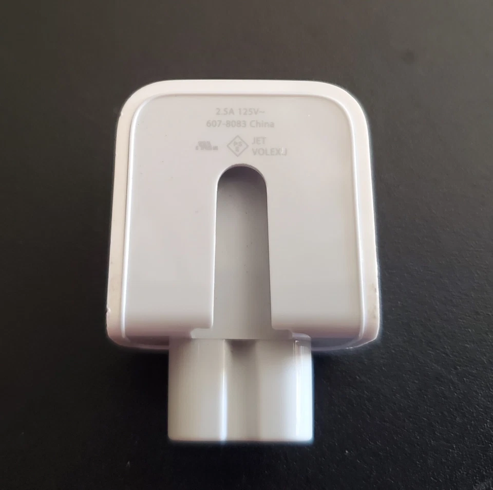 4 x Pcs Genuine Apple MagSafe AC Wall Adapter DUCKHEAD 2 PRONG PLUG 45W 60W 85W - Image 4 of 4