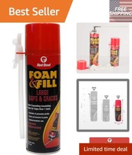 090806 Expanding Polyurethane Foam Sealant   Fill Gaps  Cracks, 8 Oz, Off White