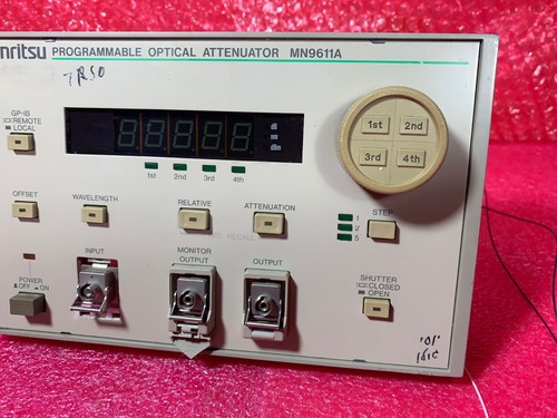 ANRITSU ATTENUTORE OTTICO PROGRAMMABILE MN9611A solo pannello + scheda W32U7727 X2 - Foto 3 di 12