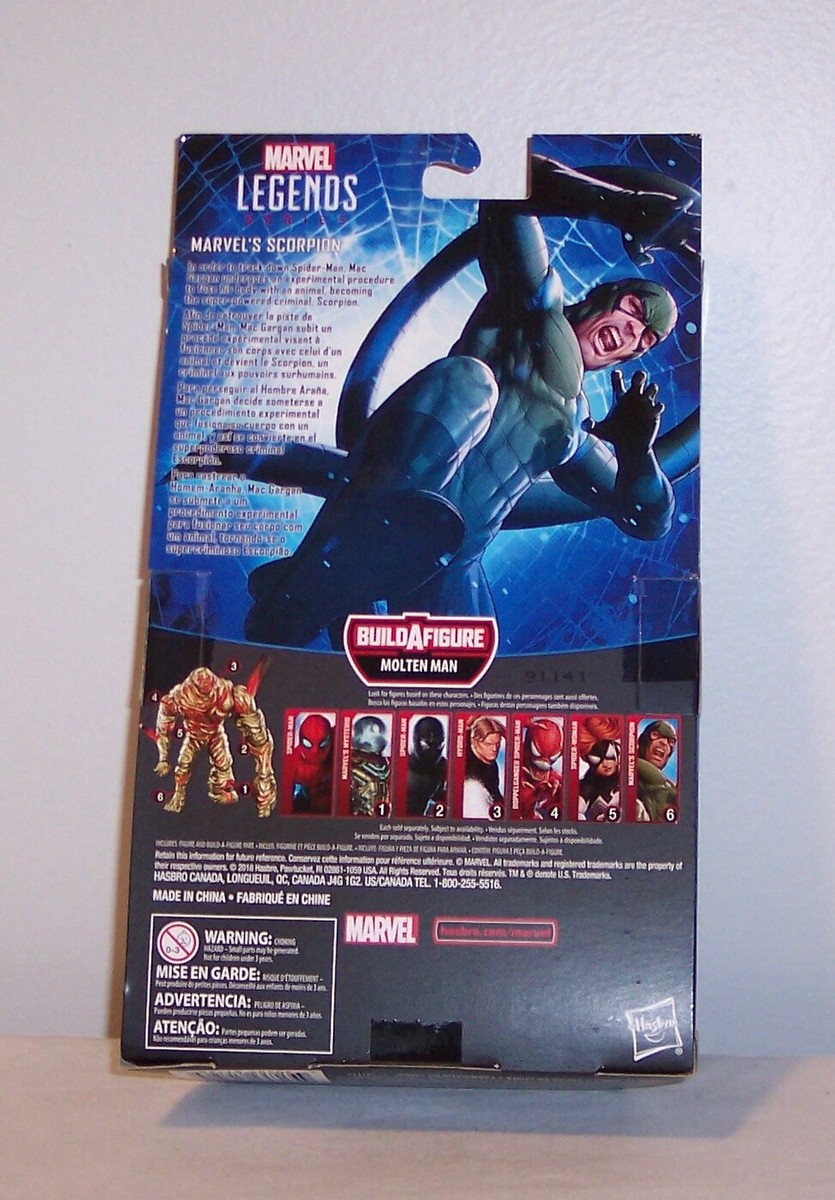 MARVEL LEGENDS SPIDER-MAN MARVEL'S SCORPION - FACTORY SEALED