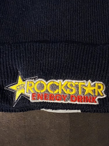 Rockstar Energy Drink x Carhartt Navy Beanie One Size Adult OSFA Knit - Picture 2 of 5