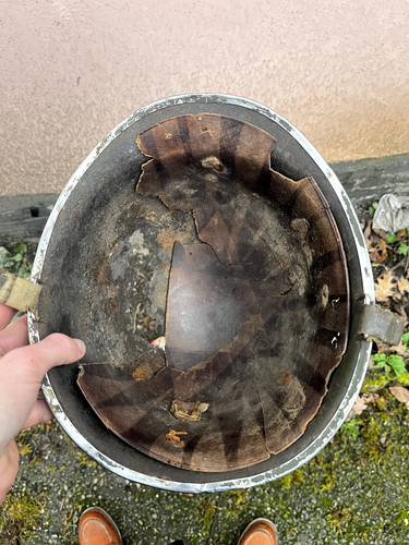 WW2 517TH PRCT HELMET EXTREMELY RARE - OPERATION DRAGOON - PARATROOPER AIRBORNE - Picture 16 of 23