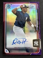 Dermis Garcia 2015 Bowman Chrome 1st Purple Rookie On Card Autograph/250