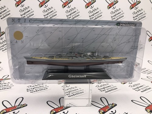 Die Cast Ships From War " Gneisenau " Scale 1/1250 Armoured DEAGOSTINI (5) - 第 1/3 張圖片
