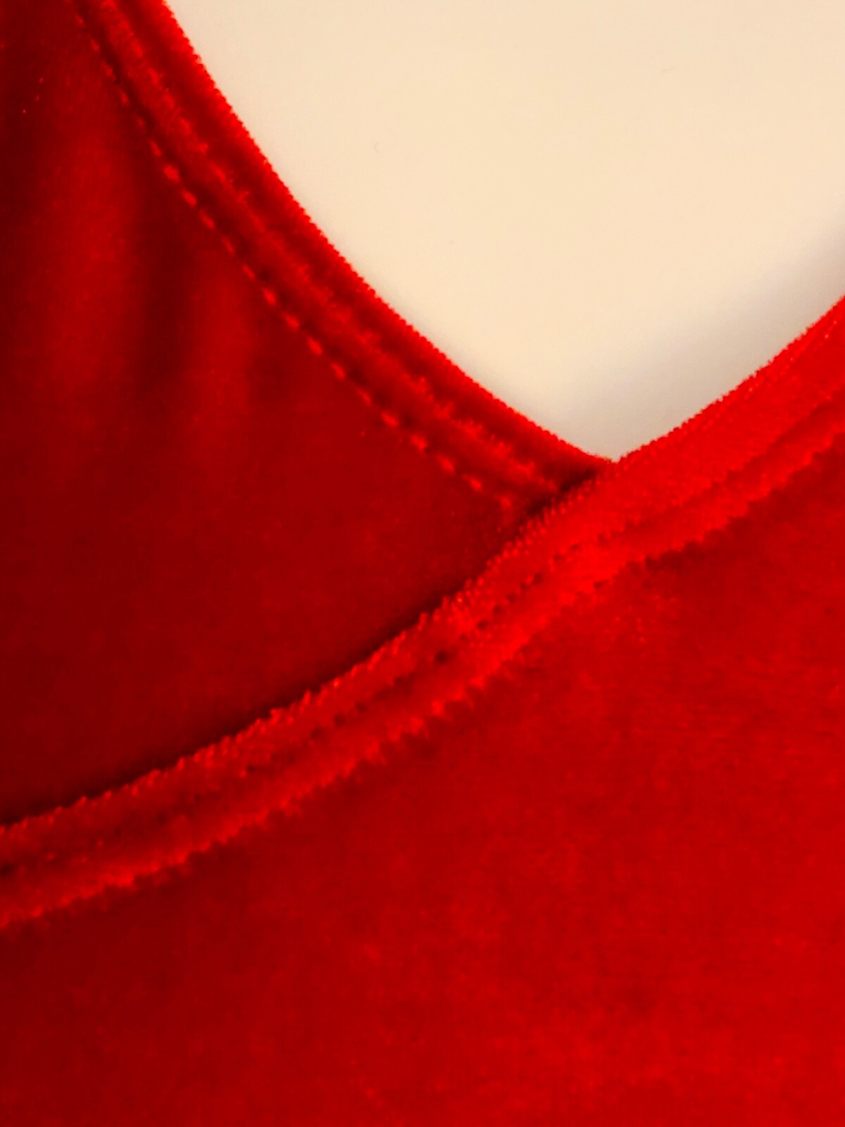 GK CLASSIC TANK LADIES SMALL RED VELVET FAUX WRAP GYMNASTS DANCE LEOTARD AS NWT