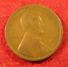 1920 S San Francisco Lincoln Wheat Cent/Penny - Circulated - G to VG Very Good 