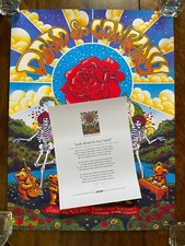 Dead & Company Poster Fiddlers Green Greenwood Village, CO 2021 w/ Signed Poem!